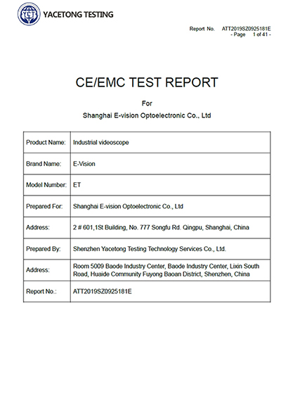 CE/EMC Testreport